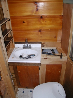 sink and panels