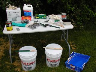 Painting materials and supplies