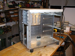 Dell Poweredge 4200 PSU cages removed