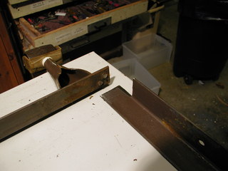 assembling workbench legs