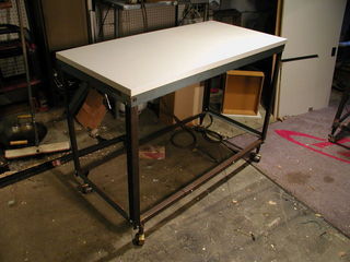diy homemade workbench cart